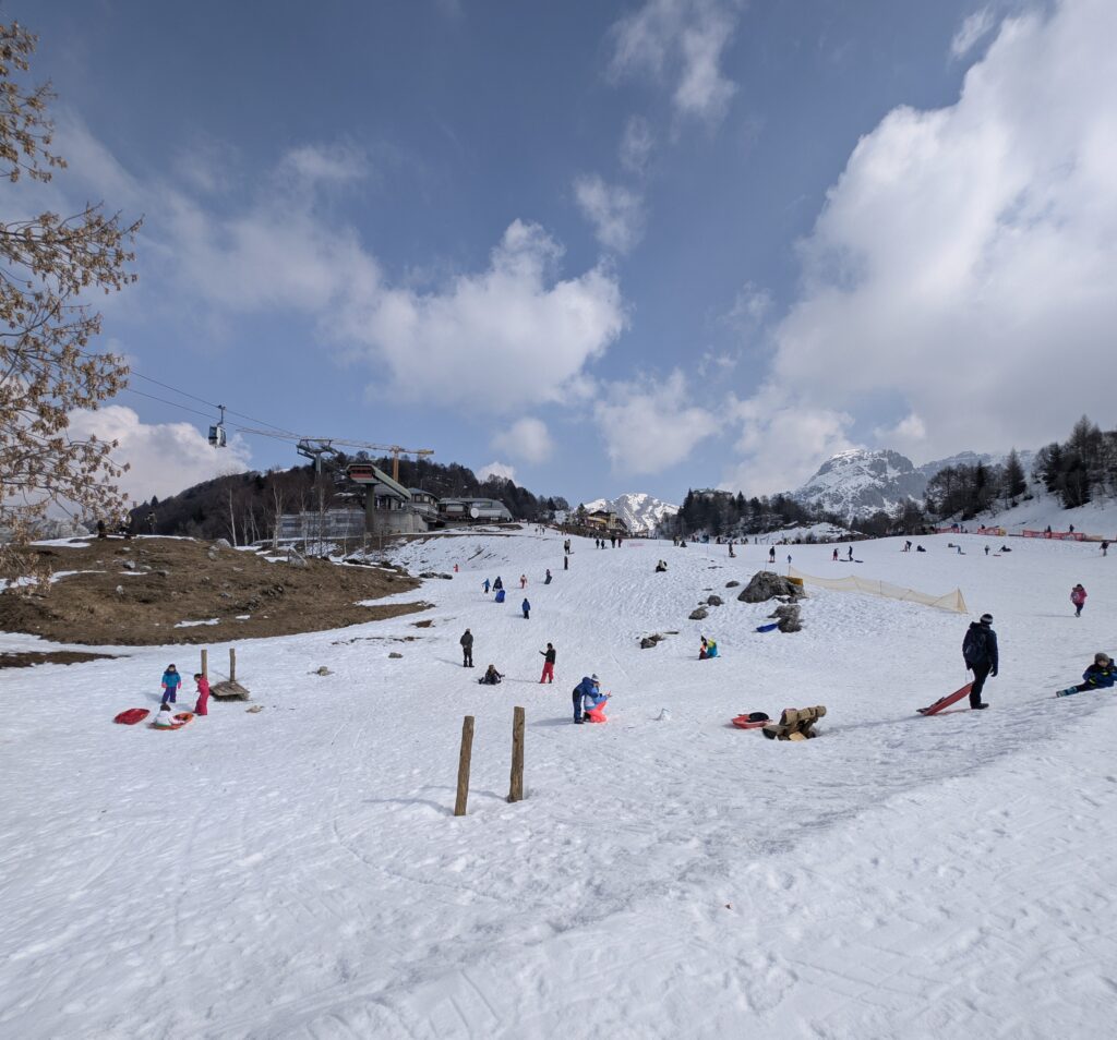 Piani di Bobbio: pista dei bob e degli slittini