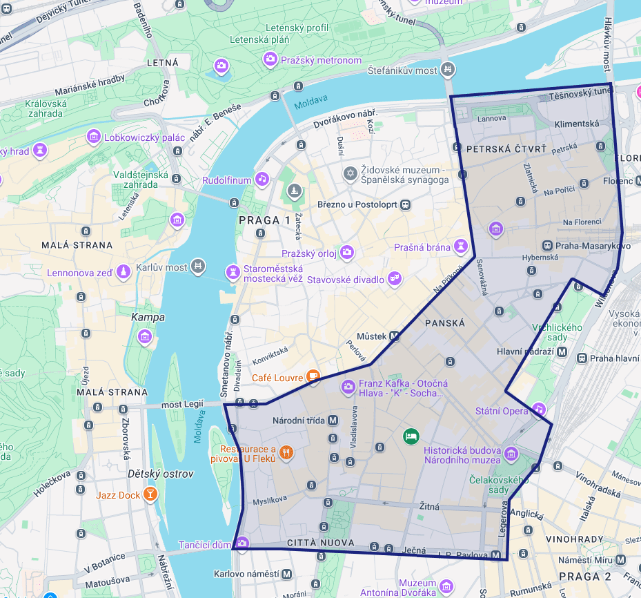 Dove dormire a Praga: Nové Mesto
