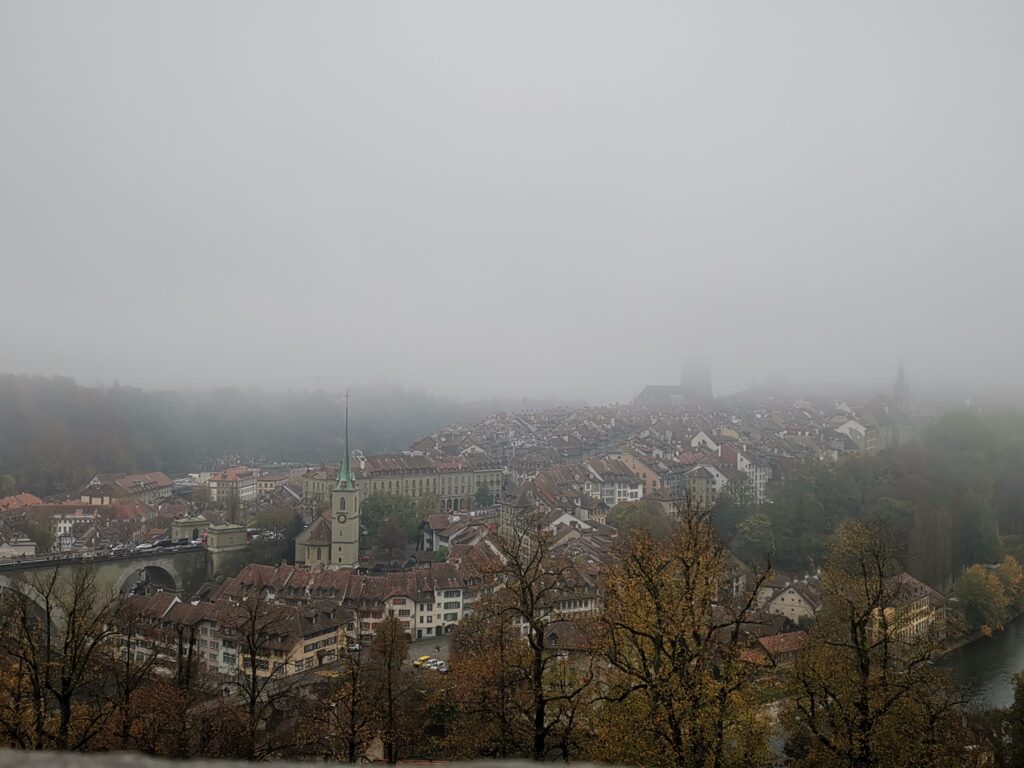 Cosa vedere a Berna: vista panoramica da Rosengarten